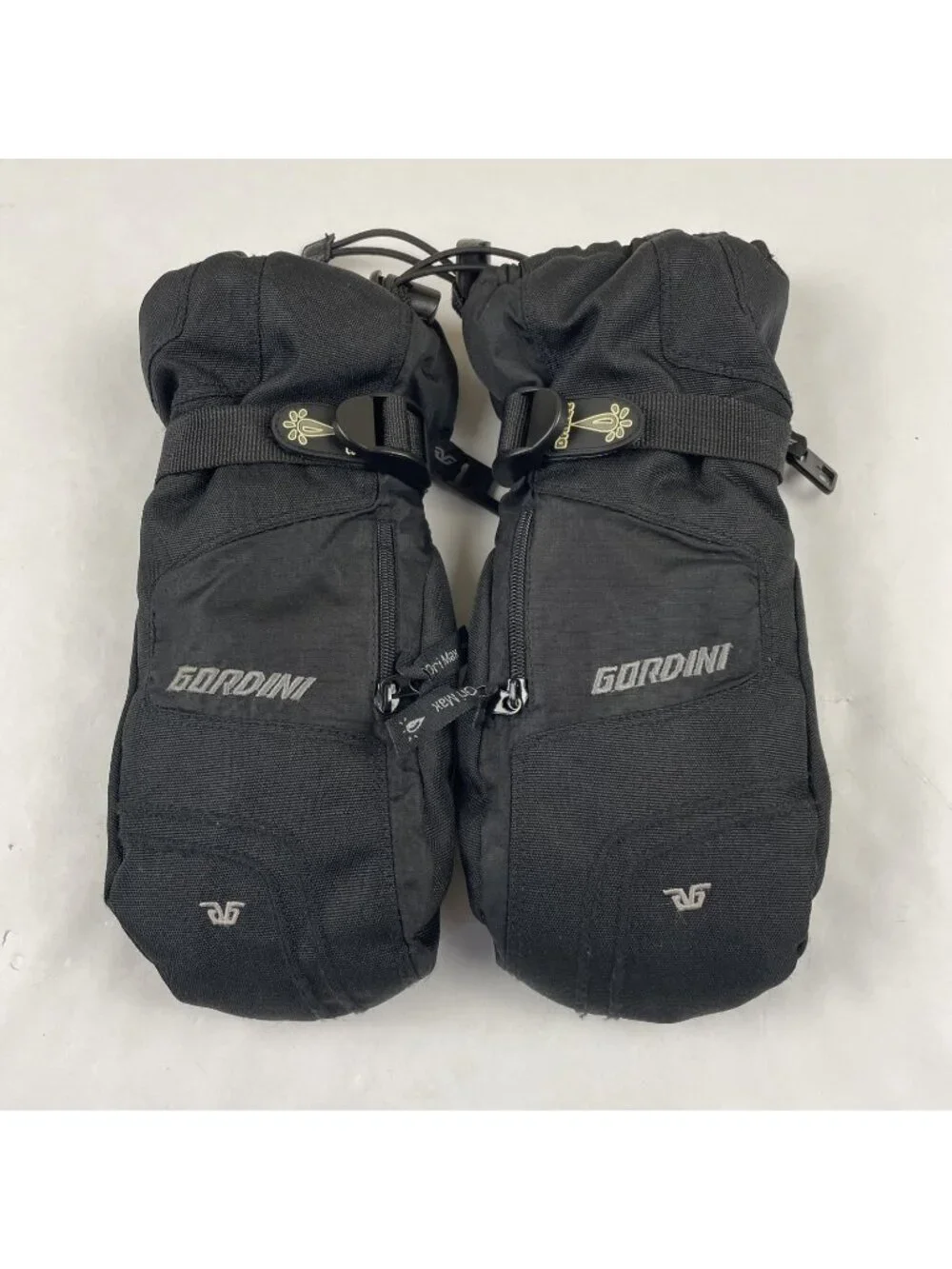 GORDINI Dri Max Mittens Youth Kids M Pocket Gauntlet Snow Ski Winter Black